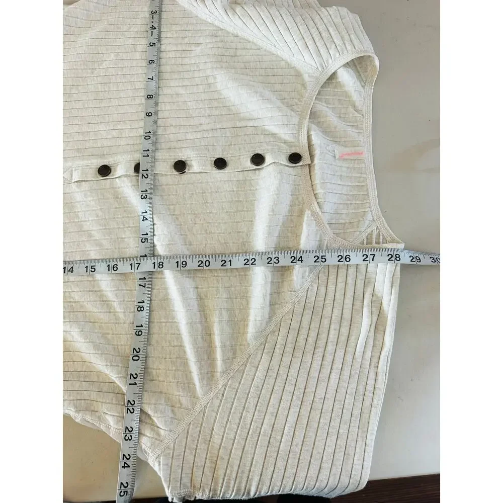 Free People Movement Bella Layer Puff Sleeve Henley‎ - XS